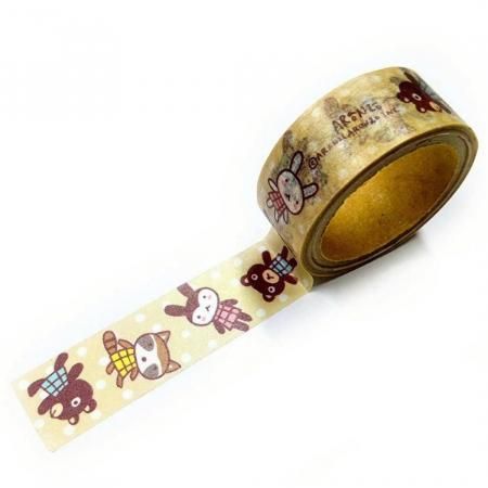 マスキングテープ あらいぐま - ARANZINET ONLINESHOP - アランジ