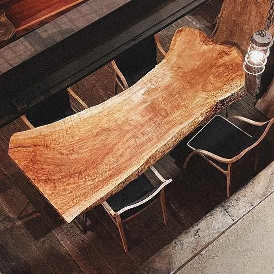 一枚板テーブル 通販｜大阪｜一枚板・無垢板家具工房 see-saw