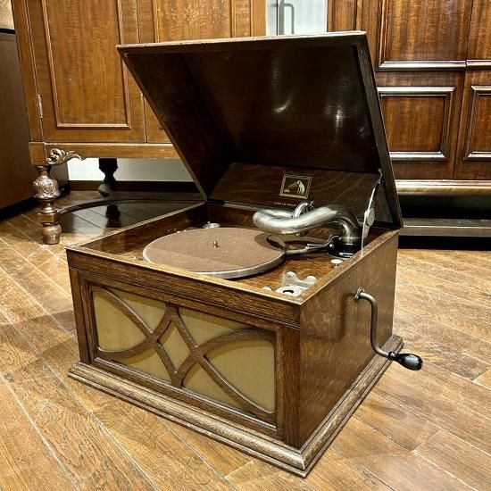 卓上型蓄音機HMV104 (オーク仕上) | グラモフォン社 テンプルトップ