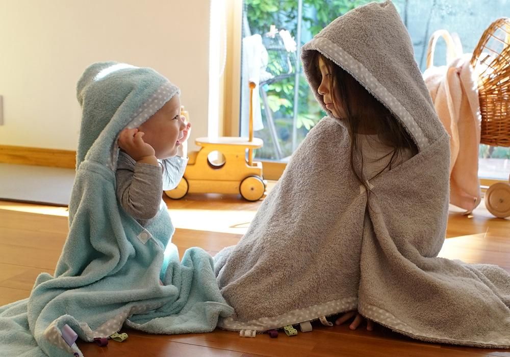 今治タオル｜クレシェンド｜ふわふわにぎにぎフード付きバスタオル