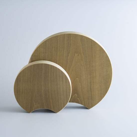 三日月まな板セット | 高級朴製 - 台所用品と食「暮らしの仲間