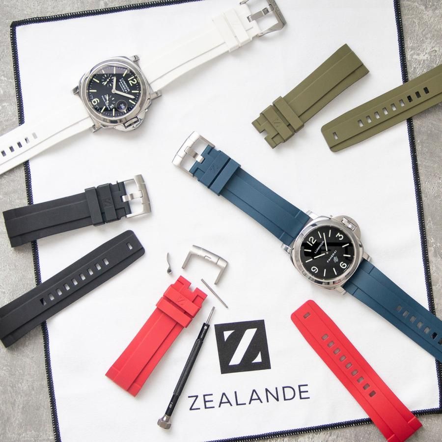 パネライ ルミノール ロゴ用ラバーベルト/ For PaneraiLuminor Logo