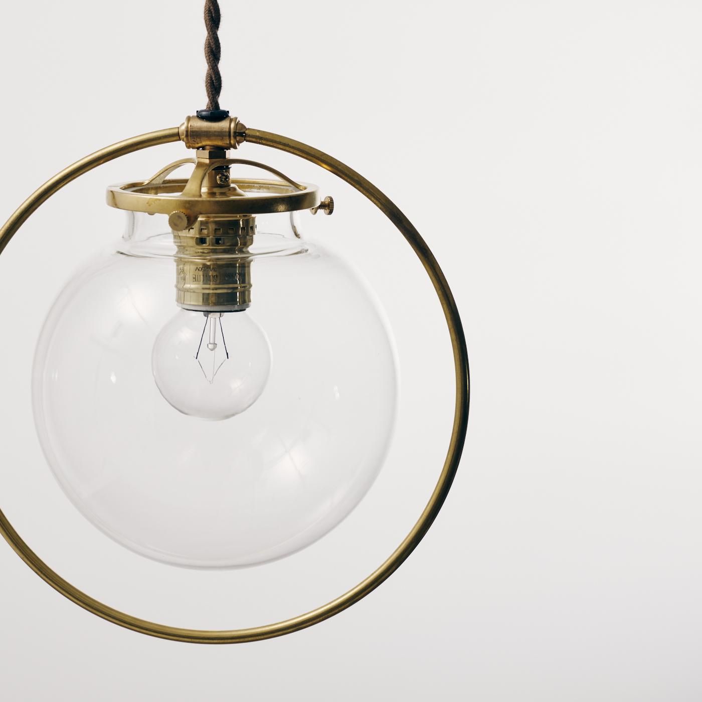 OPL064-CL HOOP LAMP GLASS SHADE - POINT NO.39｜東京｜五反田｜真鍮