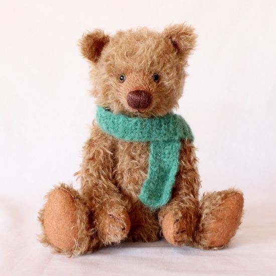 アンティークカールモヘアのベア - lintupuu