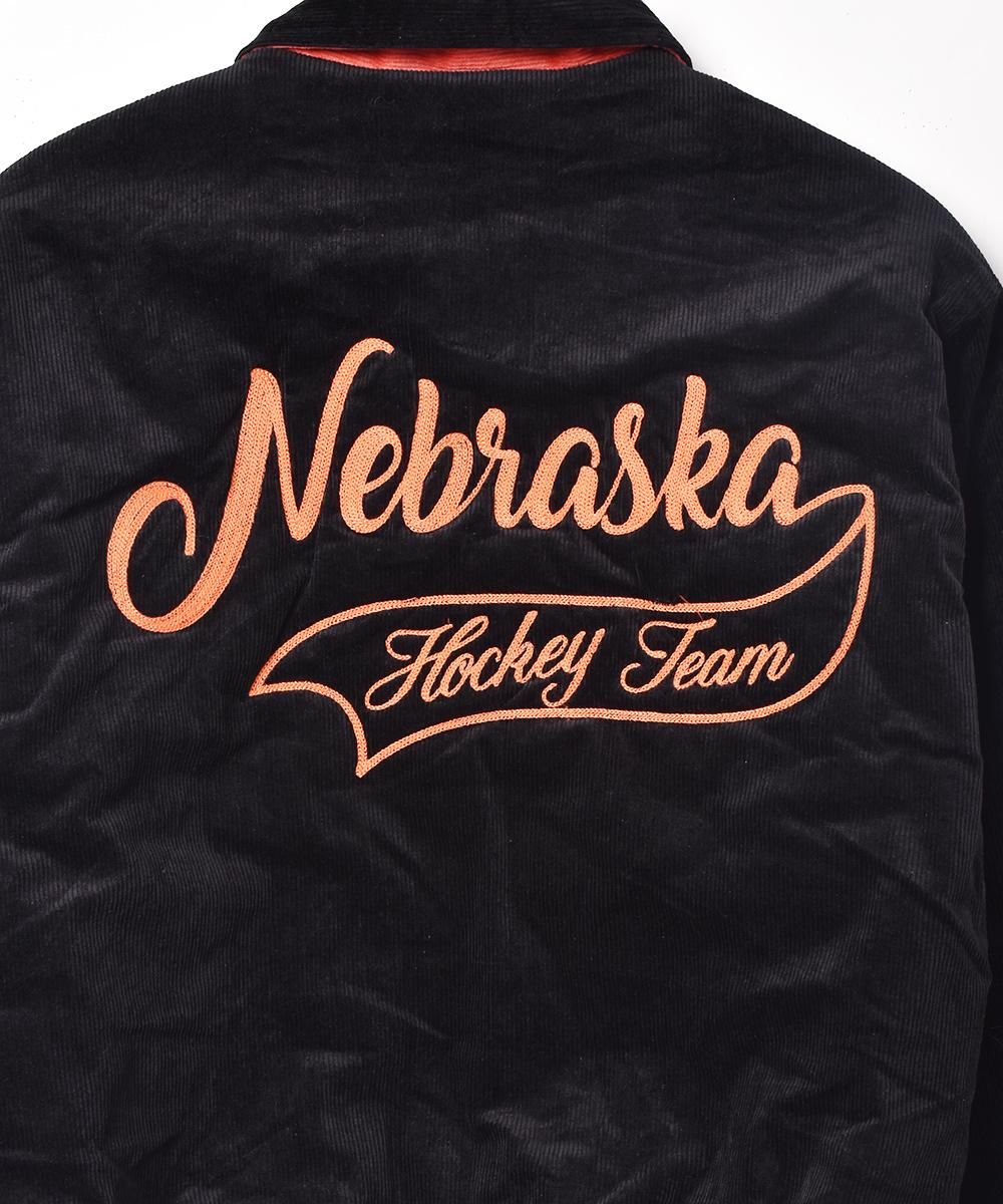 3色展開】「Backers」コーデュロイ スタジアムジャケット ブラック