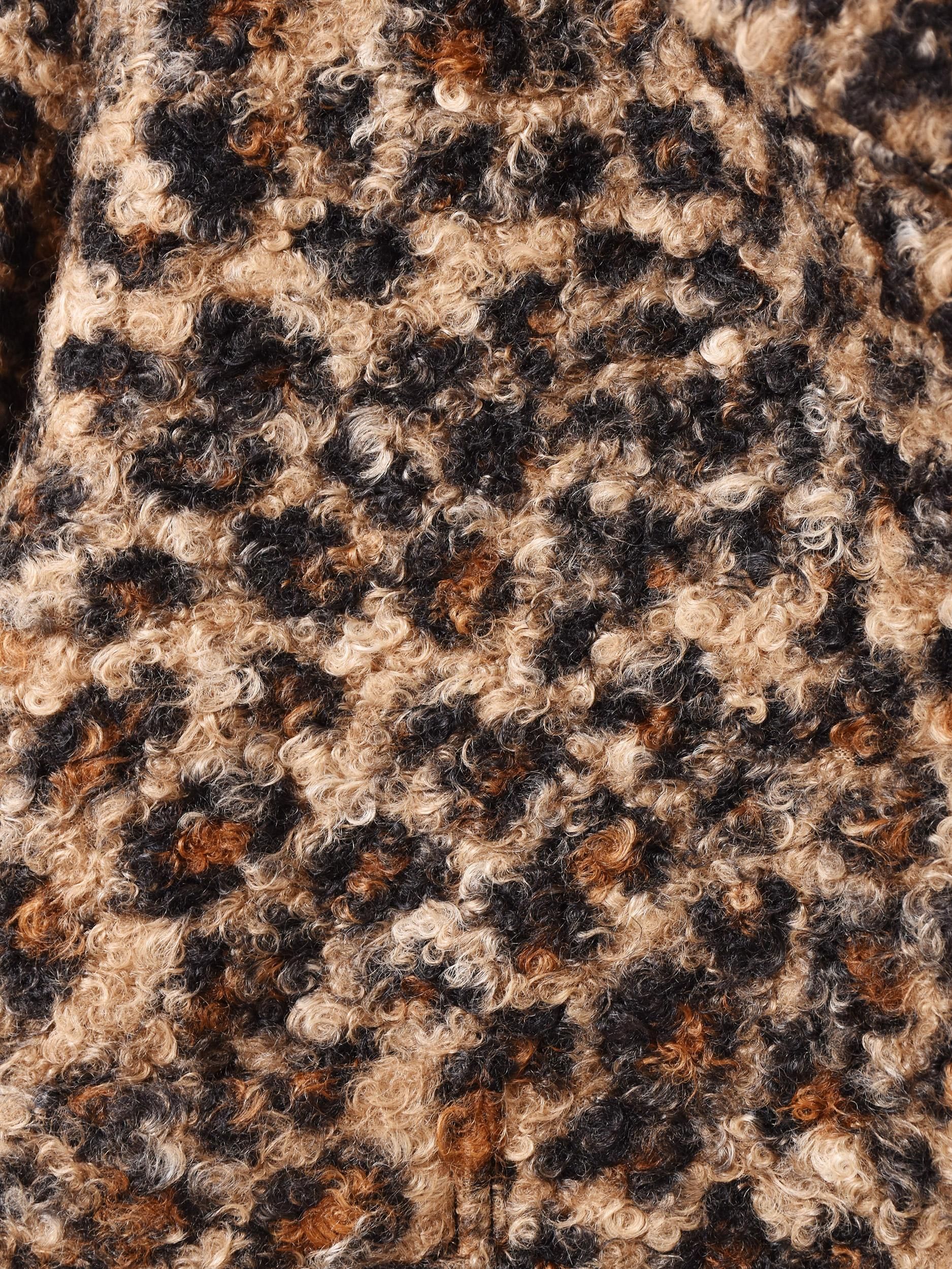 Meridian | レオパード柄ショートコート - 古着屋グレープフルーツ