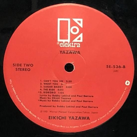 矢沢永吉 / YAZAWA / LP（T） - 中古レコード通販 東京コレクターズ