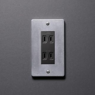 角穴ダイカストプレート＋JIMBO_NKダブル セット ソリッドグレー