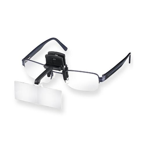 エッシェンバッハ メガネ用クリップルーペ 両眼｜作業用ルーペ｜Alfa