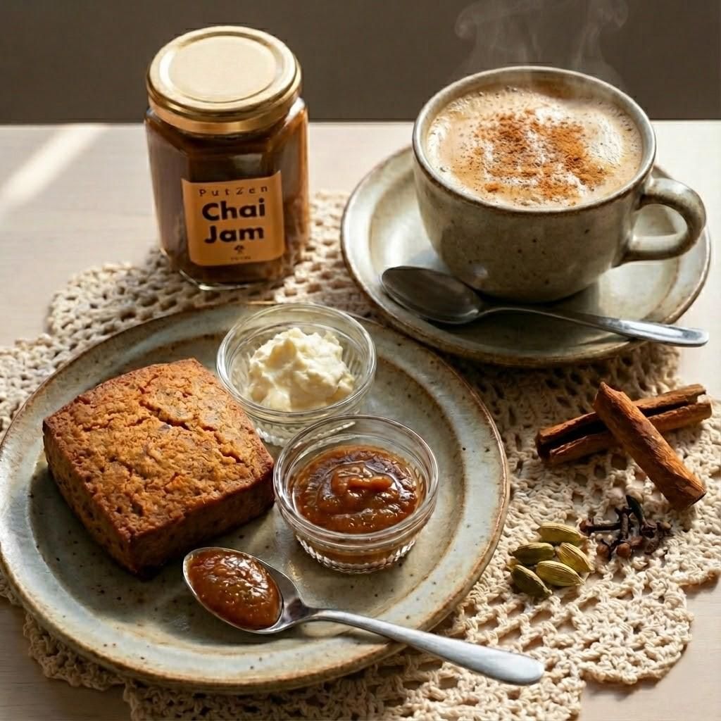 ギフトBOX入り】スパイス香るチャイスコーン各種 【チャイジャムセット