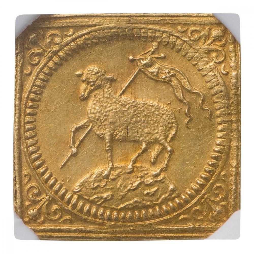 ニュルンベルク 1700年 1/2Dラムダカット金貨 NGC MS62 - セキグチは