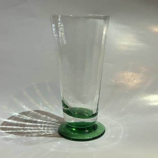 緑底 アンティーク ウランガラス グラス 昭和初期」 - 正尚堂