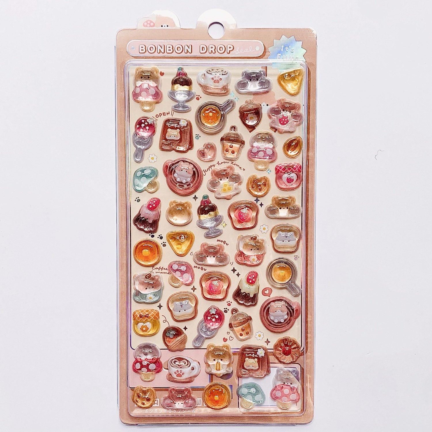 Q-lia(クーリア) BONBON DROP SEAL(ボンボンドロップシール) はむはむ