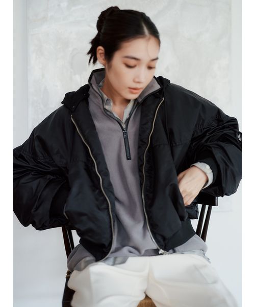 eco フリースハーフジッププルオーバー(508406268)｜阪急百貨店公式