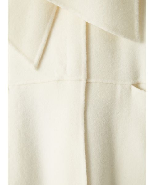 マフラー付ノーカラーリバーミドルコート(508555750)｜阪急百貨店公式