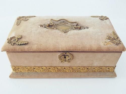 甘美 ピンクのソーイングボックス - 薔薇と天使のアンティーク