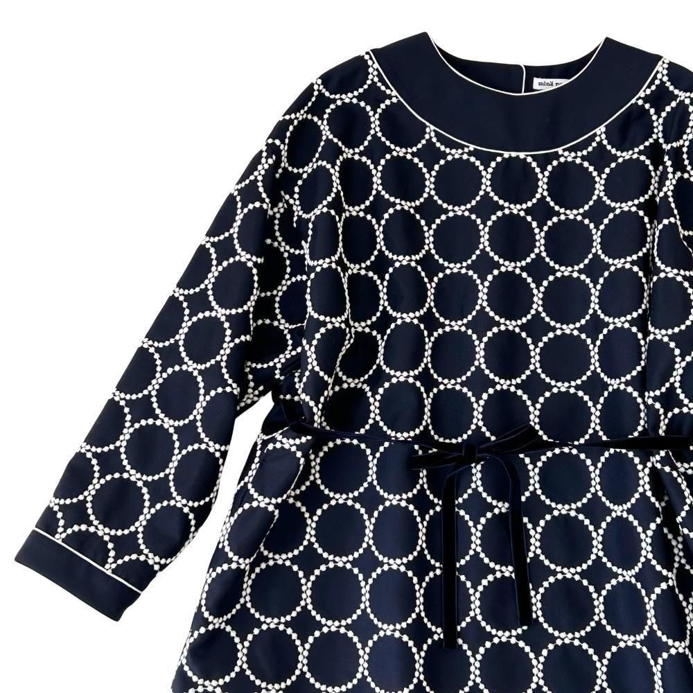 LAST！mina perhonen（ミナ ペルホネン）／tambourine dress - navy