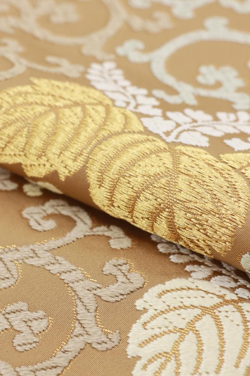 銀座【L-7795】袋帯 茶色系 桐唐草文 - 銀座きもの青木｜長く大切に着