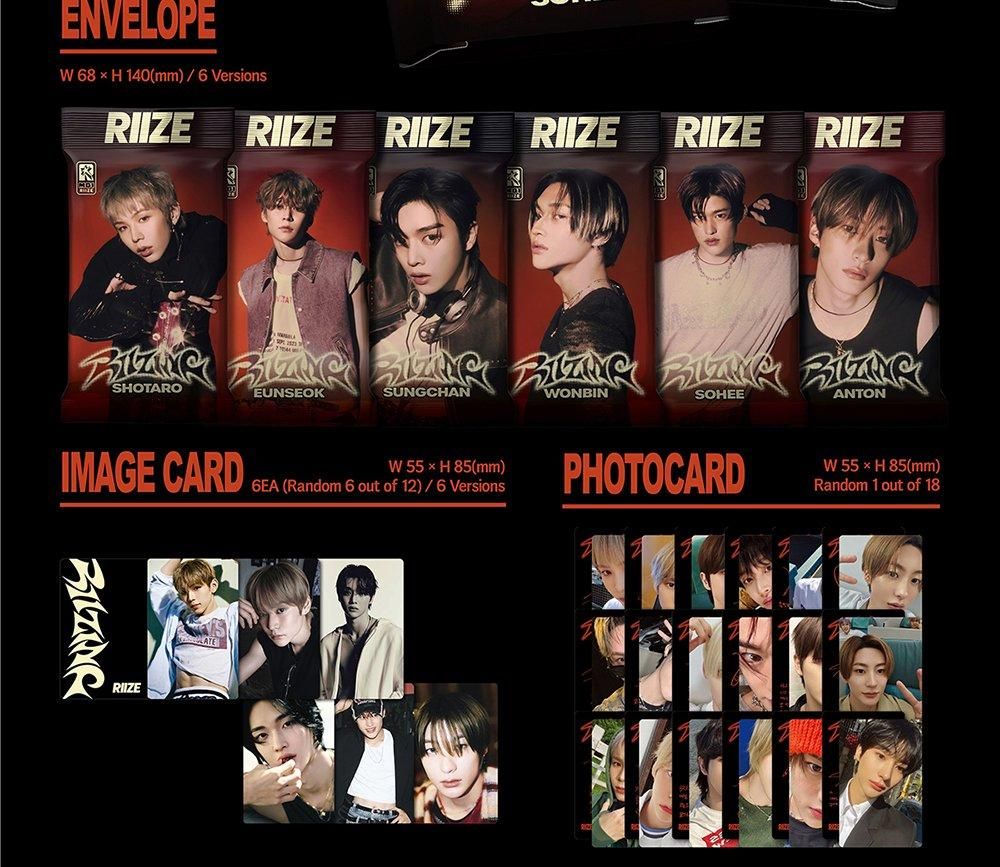 RIIZE - RIIZING / 1ST MINI ALBUM ( Photo Pack Ver. ) (QR ALBUM)