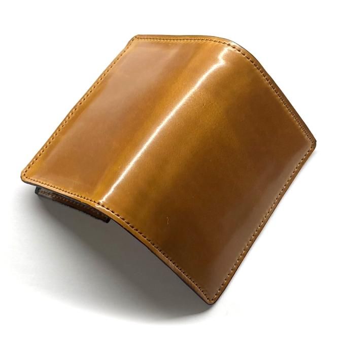 名刺入れ 名刺ケース 通しマチ型 メンズ レディース コードバン 馬革