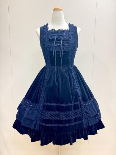 BABY,THE STARS SHINE BRIGHT 別珍レースフリルジャンパースカート