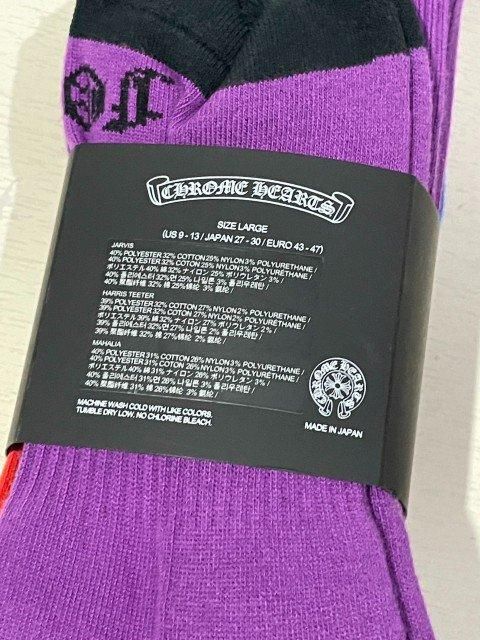 CHROME HEARTSクロムハーツ FOTI靴下3Pset Lサイズ- 夜型大型セレクト