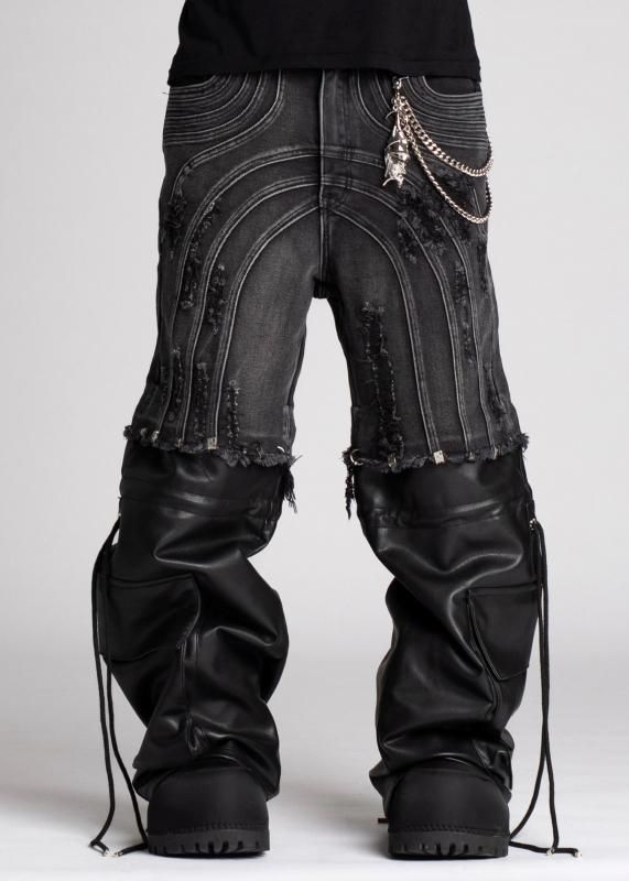 GUAPI / OBSIDIAN BLACK CONVERTIBLE DENIM - GANGSTA MARKET