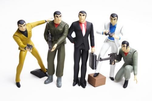 ゴルゴ13 リアルフィギュア 全5種 コンプリート品 デューク東郷 - ミニ