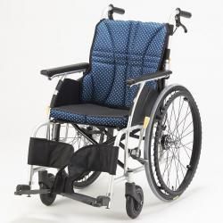 自走用車椅子NA－U1 ウルトラ 背折れ式・介助ブレーキ付｜メーカー