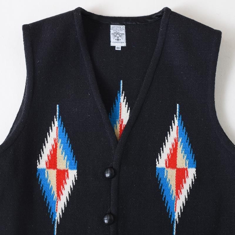 ORTEGA'S Chimayo Vest - BLK オルテガ チマヨ ベスト