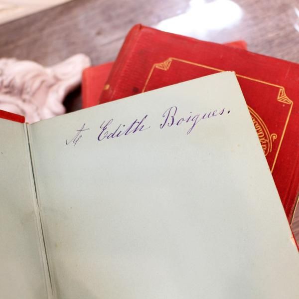 フランス輸入インテリア洋書 アンティークブック 4冊セット (A)