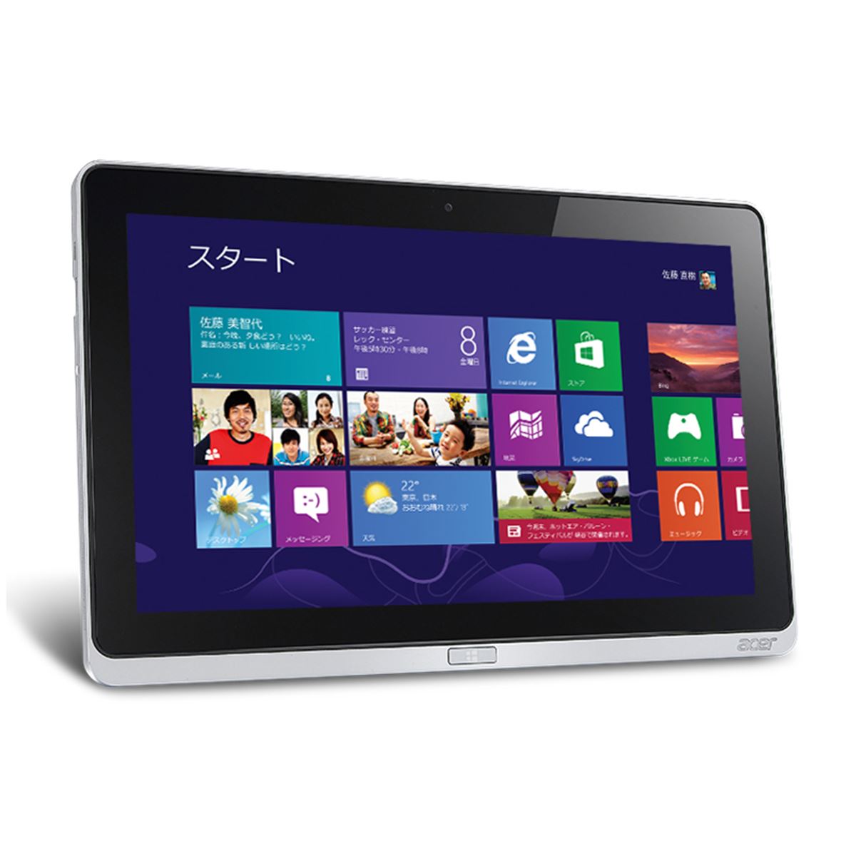 エイサー、Windows 8搭載の11.6型フルHDタブレット - 価格.com