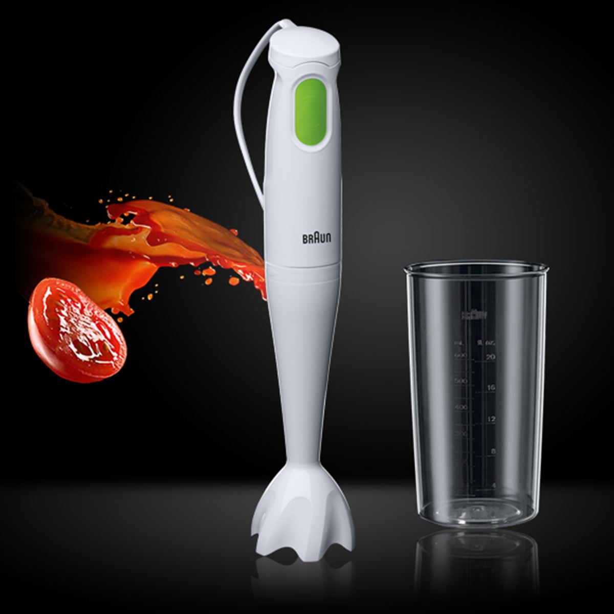 ブラウン、クラシックモデルを復刻したシンプルなハンドブレンダー