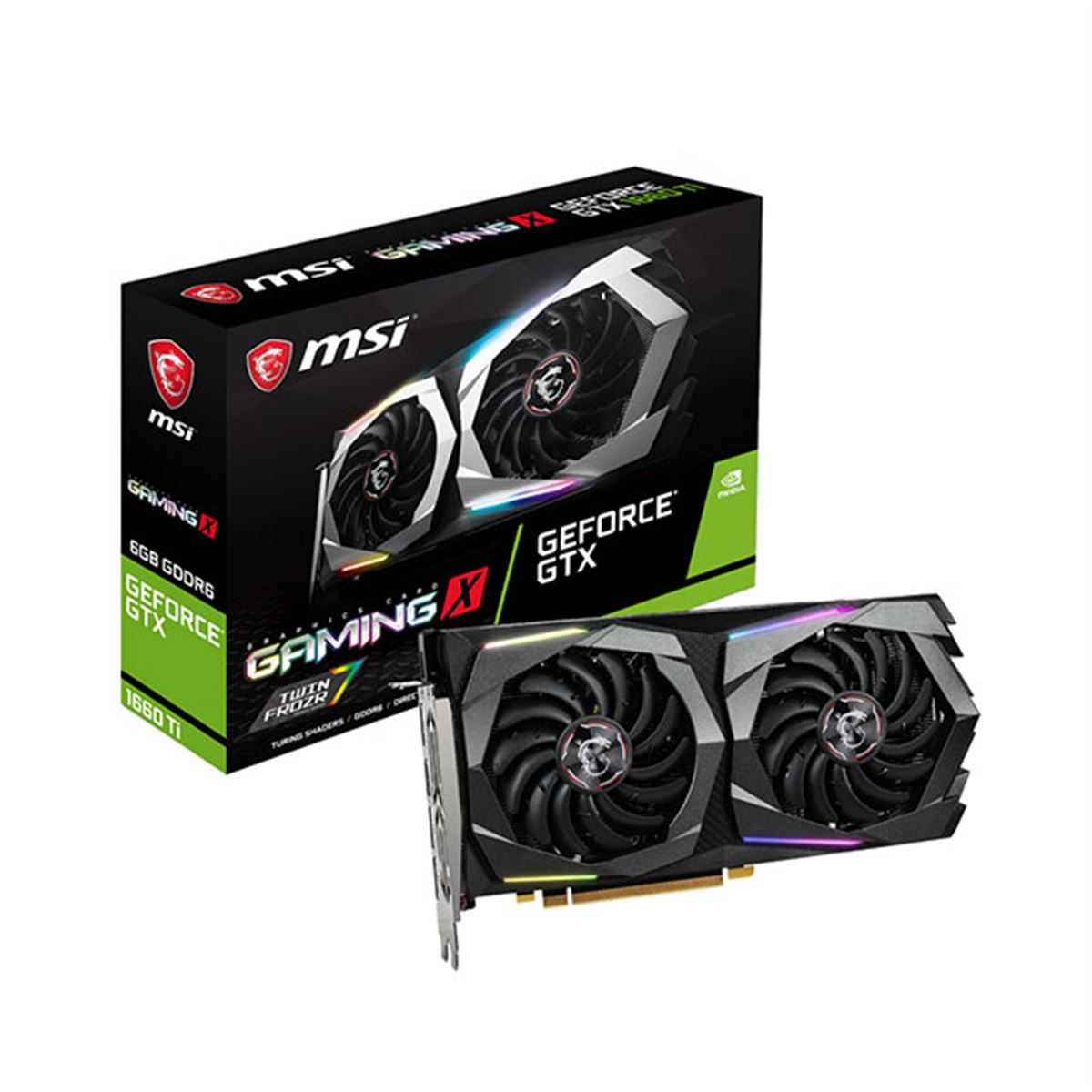 グラフィックボード・グラボ・ビデオカード MSI GeForce GTX 1660 AERO