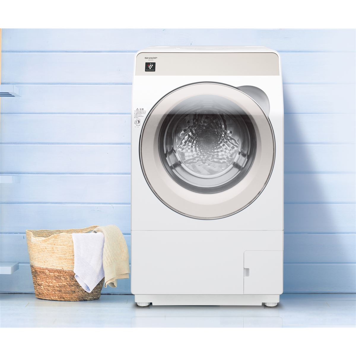 ヤマダ創業50周年記念モデルのシャープ製ドラム式洗濯乾燥機「ES-M11K