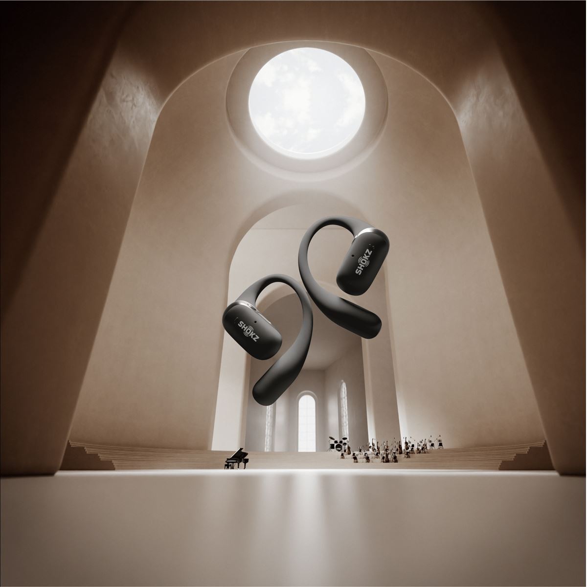 Shokz、フィット感を高めた片耳約9.4gのワイヤレスイヤホン「OpenFit