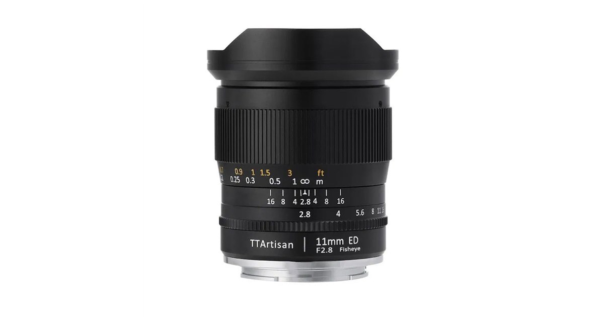TTArtisan、魚眼レンズ「11mm f/2.8 Fisheye」ミラーレス向け発売