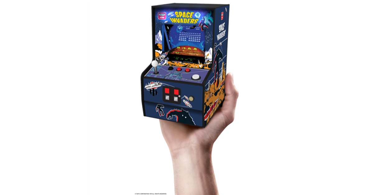 筐体型ミニゲーム機「レトロアーケード」に「スペースインベーダー