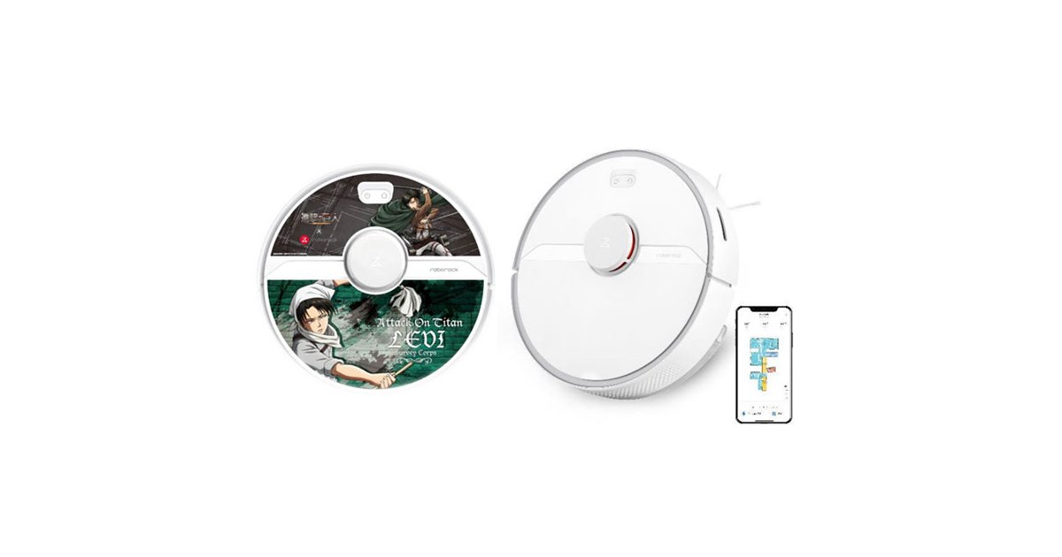 NTTぷらら、「進撃の巨人」リヴァイ兵長の音声を収録したロボット掃除