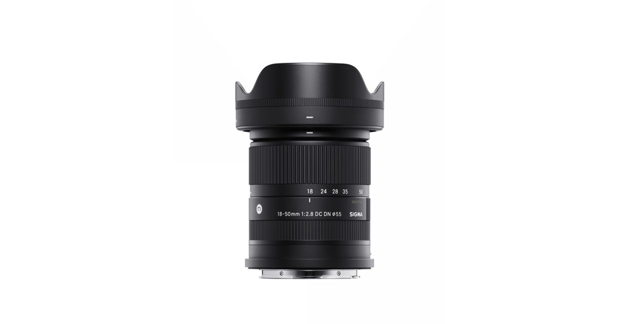 シグマ、APS-Cミラーレス用ズームレンズ「18-50mm F2.8 DC DN」本日10