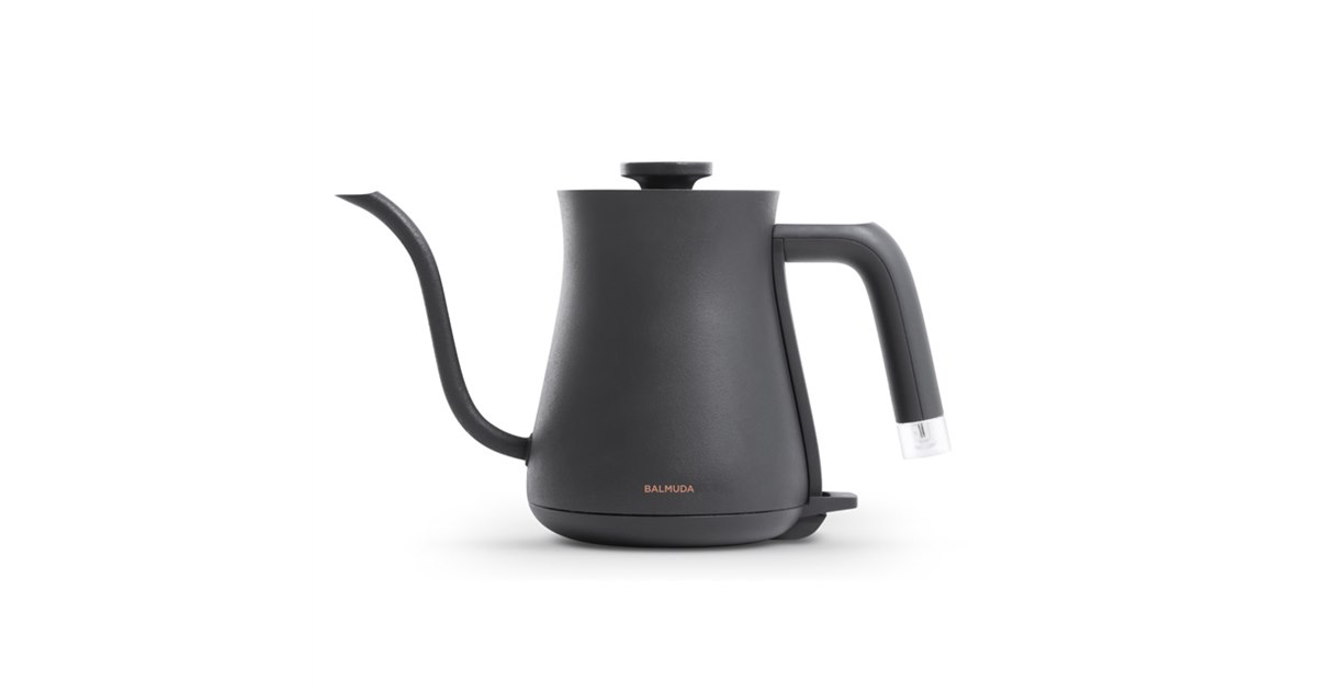 バルミューダ、“小さくて美しい”電気ケトル「BALMUDA The Pot」を