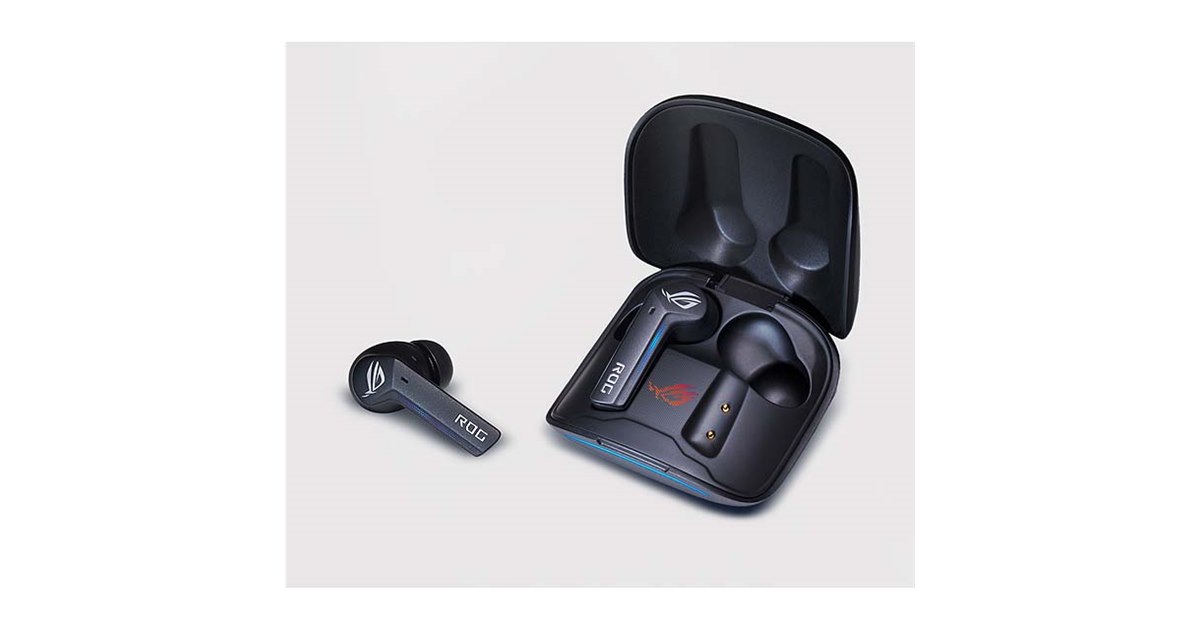 ASUS、対戦型ゲーム向け完全ワイヤレスイヤホン「ROG CETRA TRUE
