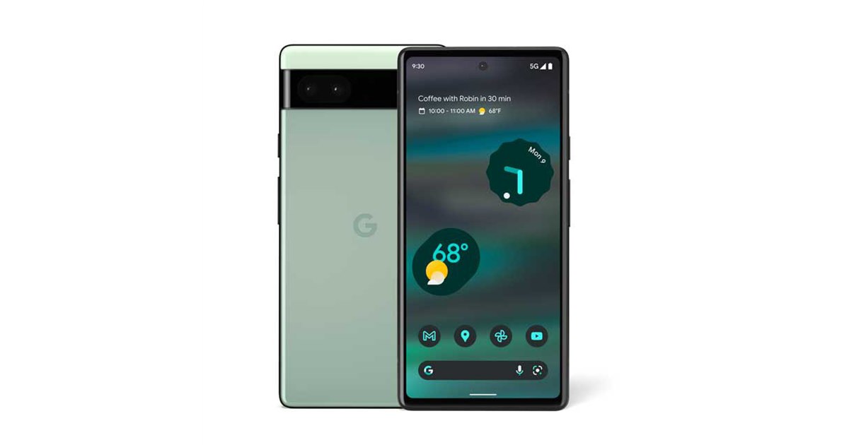 グーグル、5Gスマートフォン「Google Pixel 6a」を53,900円で7/28発売