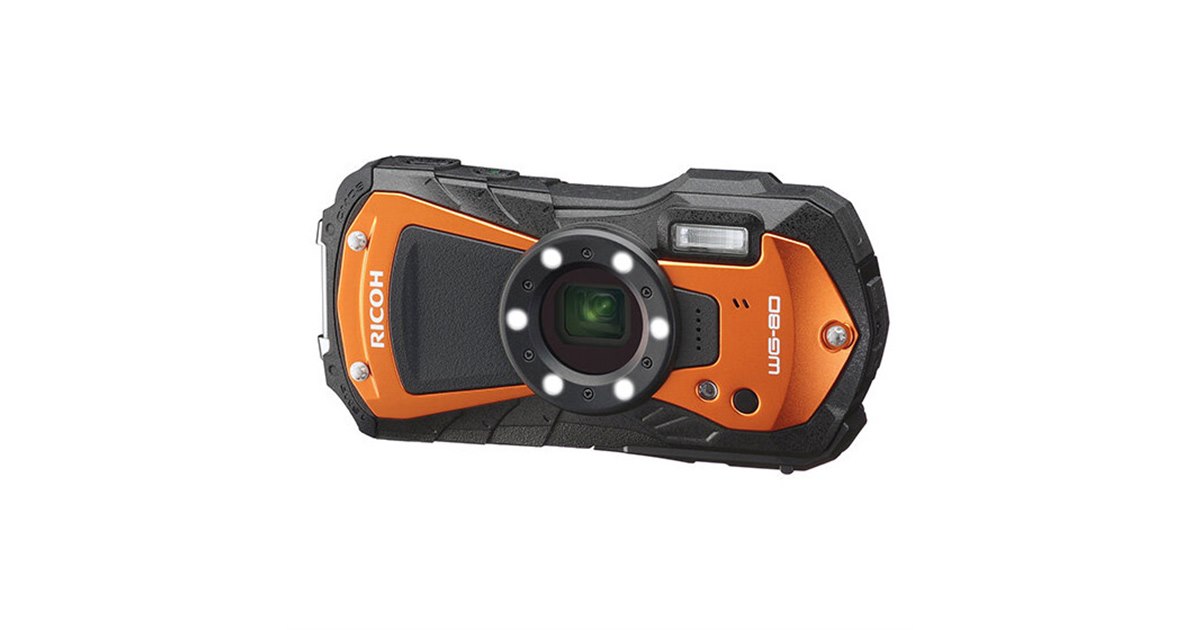 リコー、水深14mでの水中撮影が可能な防水コンデジ「RICOH WG-80