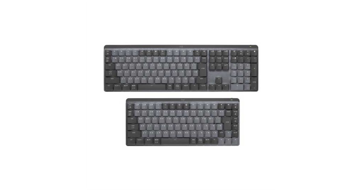 ロジクール、「MXシリーズ」無線メカニカルキーボード2機種を6/30発売