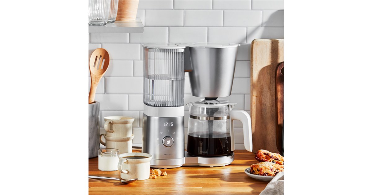 ツヴィリング、92～96度で抽出する「ENFINIGY ドリップコーヒー