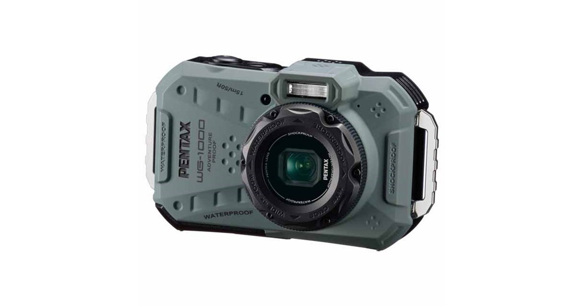 リコー、エントリーモデルのIPX8防水コンデジ「PENTAX WG-1000