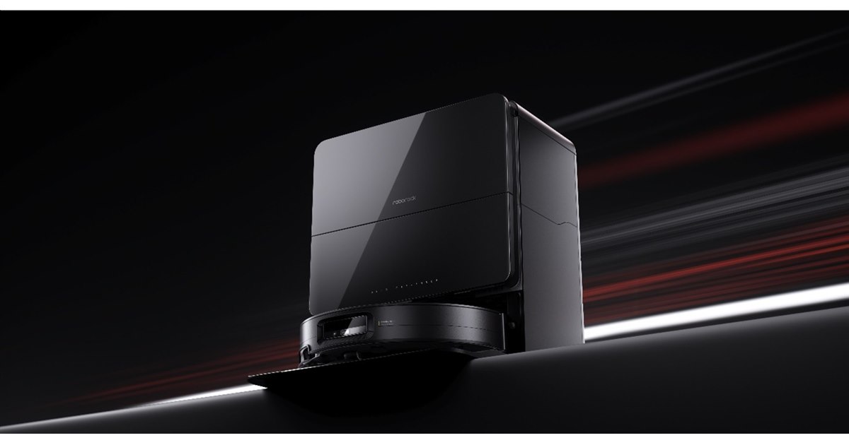 22000Paの吸引力と全自動ドックを備えた薄型ロボット掃除機「Roborock