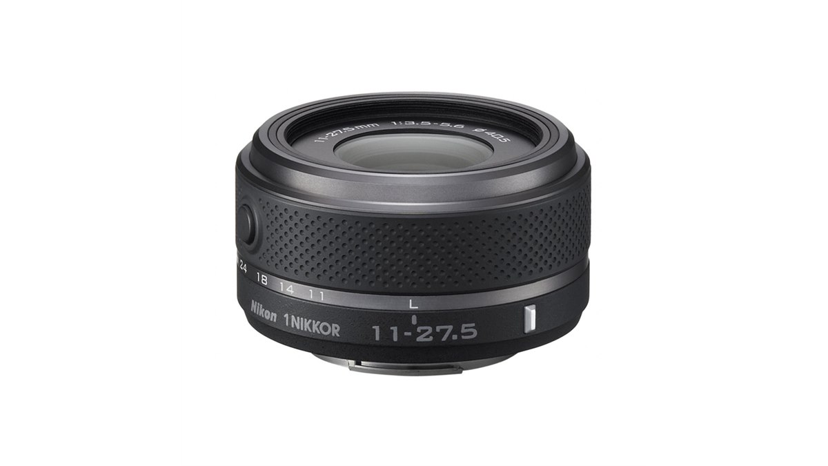 ニコン、コンパクトなNikon 1用標準ズームレンズ「1 NIKKOR 11-27.5mm
