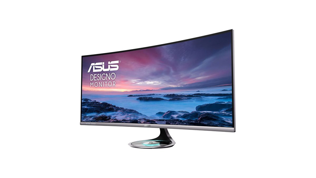 ASUS、3840×1600ドットの37.5型ウルトラワイド曲面ディスプレイ